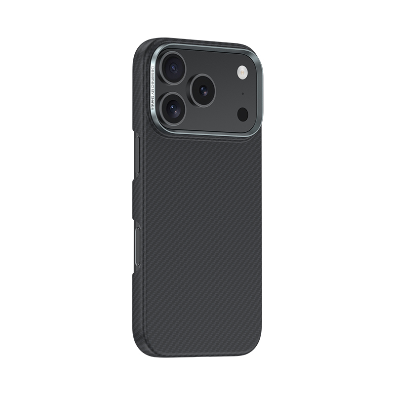 [RNZ-TA122787] Apple iPhone 17 Pro Uyumlu Kılıf Benks M-safe Şarj Özellikli Metal Kamera Çerçeveli Magnetik ArmorAir 600D Kevlar Fiber Kapak
