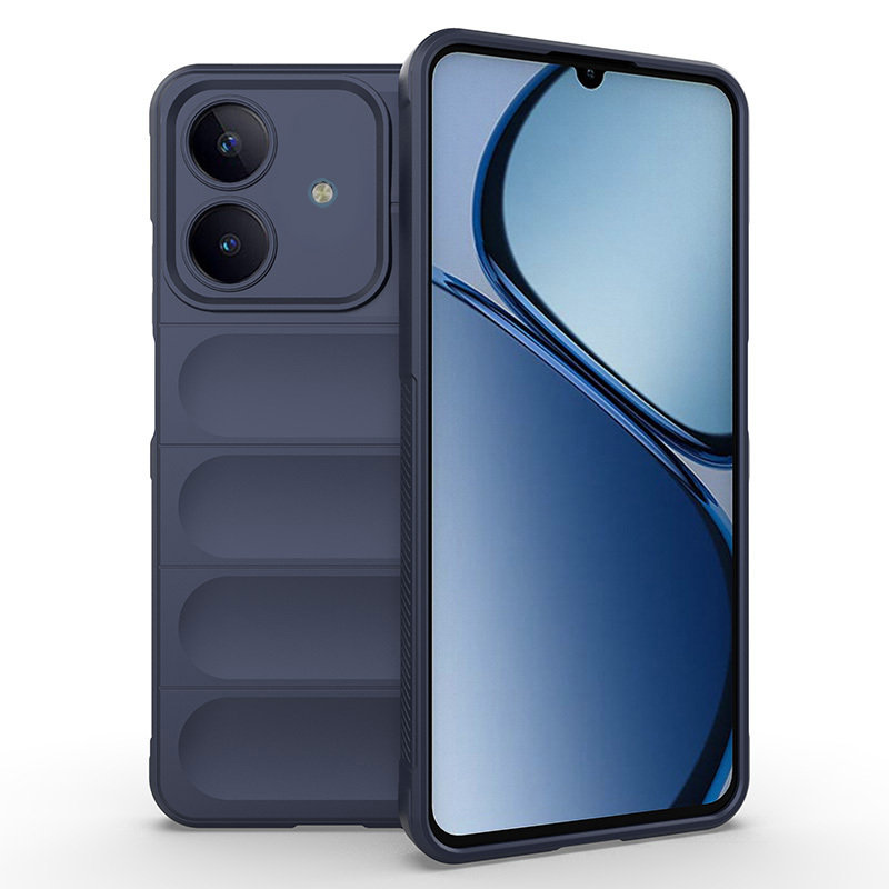 Realme C63 Uyumlu Kılıf Esnek TPU Oyuklu Arka Yüzey Tasarımlı Zore Etnik Silikon Kapak