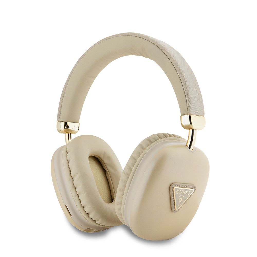 Guess Orjinal Lisanslı PU Üçgen Logolu Kulak Üstü Bluetooth Kulaklık