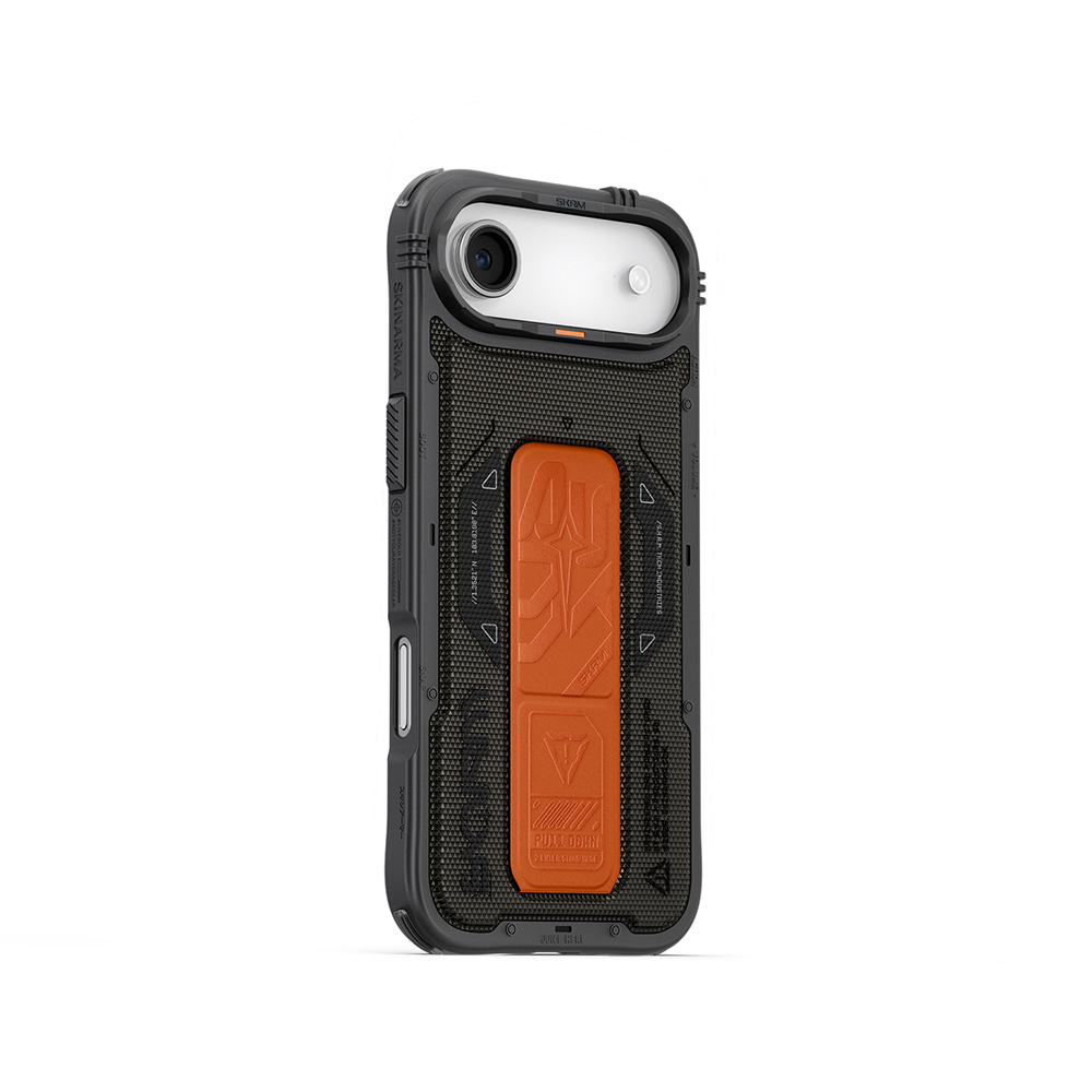 Apple iPhone 17 Air Uyumlu Kılıf SkinArma M-safe Şarj Özellikli Airbag Tasarımlı Standlı Phantom Kapak
