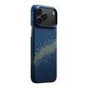 Apple iPhone 17 Pro Max Uyumlu Kılıf Magsafe Şarj Özellikli Aramid Fiber Pitaka Tactile Woven Starpeak Serisi Milky Way Galaxy Kapak