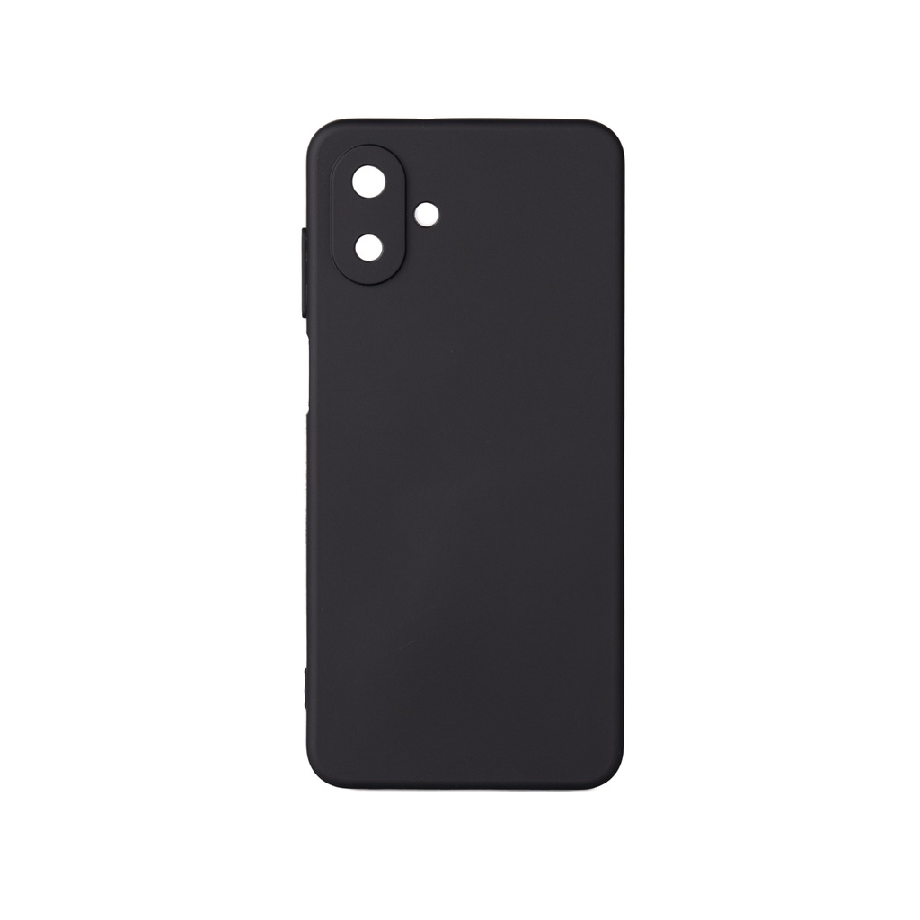 [RNZ-TA124225] Samsung Galaxy A07 Uyumlu Kılıf Zore Biye Silikon (Siyah)