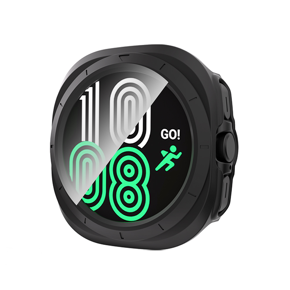 [RNZ-TA124304] Samsung Galaxy Watch 8 Ultra Ultra Kasa ve Ekran Koruyucu Zore Watch Gard 40 (Siyah)