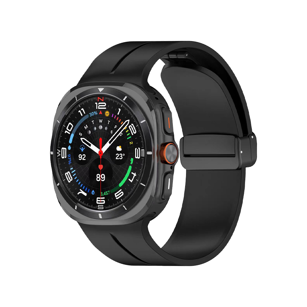 Samsung Galaxy Watch 8 Classic 46mm Uyumlu Zore KRD-84 Silikon Kordon