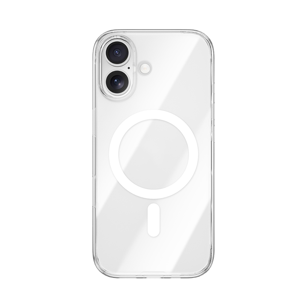 [RNZ-TA124318] Apple iPhone 17 Uyumlu Kılıf M-safe Şarj Özellikli Benks ​​​​​​Crystal Serisi Şeffaf Kapak