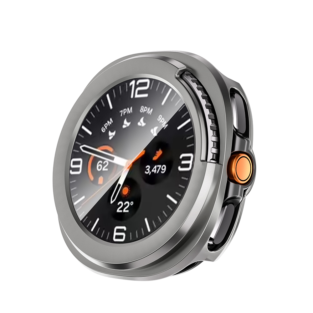 Samsung Galaxy Watch 8 Classic 46mm Uyumlu Sert PC Kasa ve Ekran Koruyucu Zore Watch Gard 39