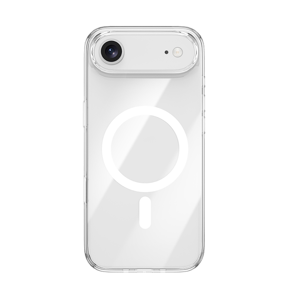 [RNZ-TA124319] Apple iPhone 17 Air Uyumlu Kılıf M-safe Şarj Özellikli Benks ​​​​​​Crystal Serisi Şeffaf Kapak