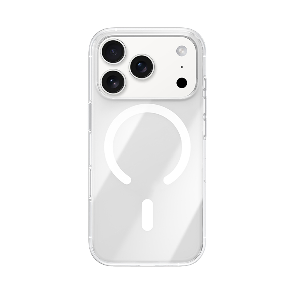 [RNZ-TA124320] Apple iPhone 17 Pro Uyumlu Kılıf M-safe Şarj Özellikli Benks ​​​​​​Crystal Serisi Şeffaf Kapak
