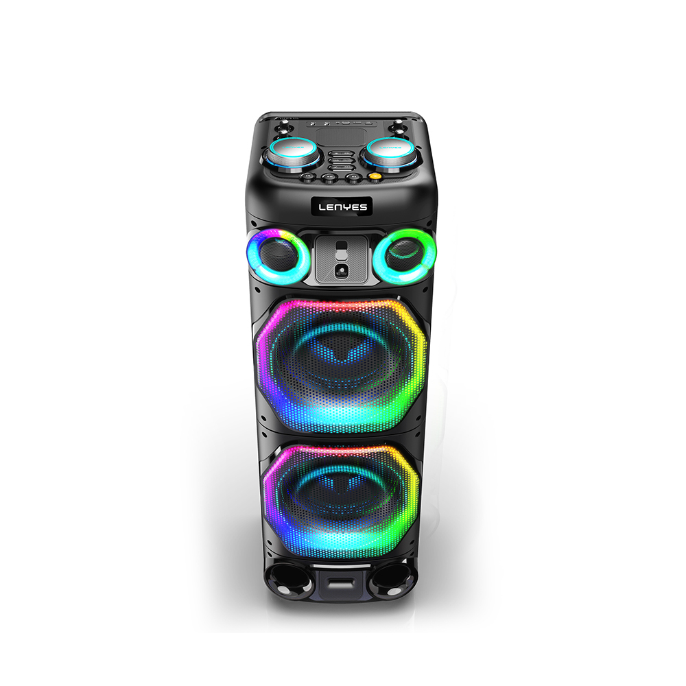 [RNZ-TA123578] Lenyes S885 RGB Işıklı Çift Mikrofonlu Kablosuz TWS Bluetooth Speaker Hoparlör v5.3