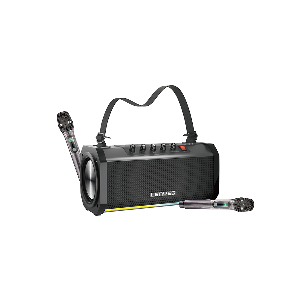 [RNZ-TA123457] Lenyes S863 RGB Led Işıklı Mikrofonlu TWS Bluetooth Speaker Hoparlör v5.3
