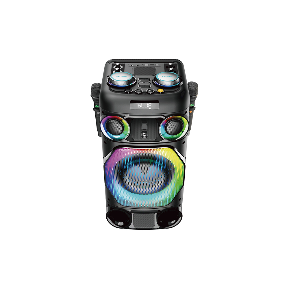 Lenyes S884 RGB Işıklı Çift Mikrofonlu Kablosuz TWS Bluetooth Speaker Hoparlör v5.3