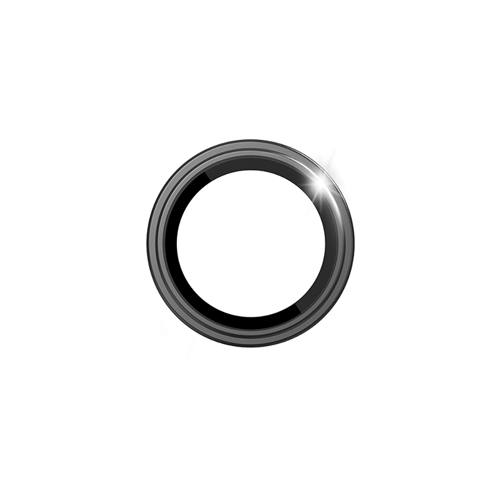 [RNZ-TA124126] Apple iPhone 17 Air Uyumlu Wiwu LG-005 Falcon Anti Reflective Çizilmeye Karşı Dayanıklı Kamera Lens Koruyucu (Siyah)