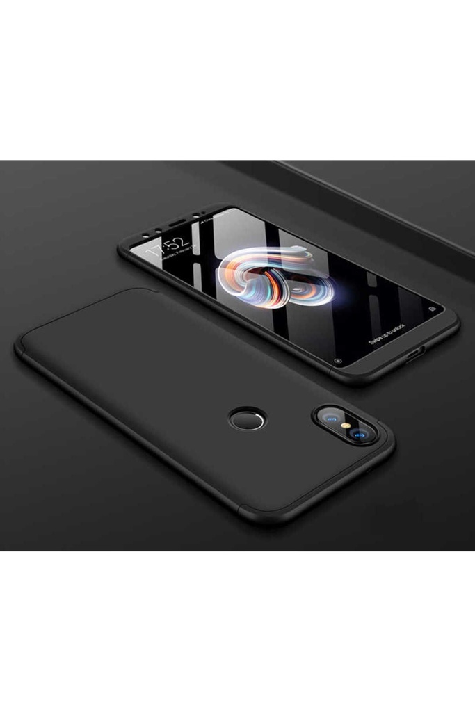 [RNZ-TA13864] Xiaomi Mi A2 Lite Uyumlu Kılıf Zore Ays Kapak (Siyah)