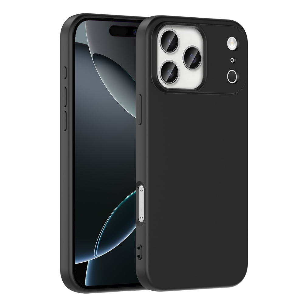 [RNZ-TA123426] Apple iPhone 17 Pro Uyumlu Kılıf Zore Mara Lansman Kapak (Siyah)