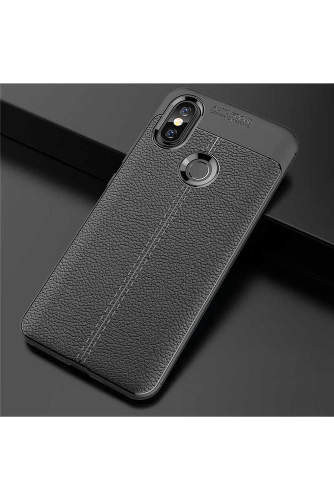 [RNZ-TA13876] Xiaomi Mi A2 Lite Uyumlu Kılıf Zore Niss Silikon Kapak (Siyah)