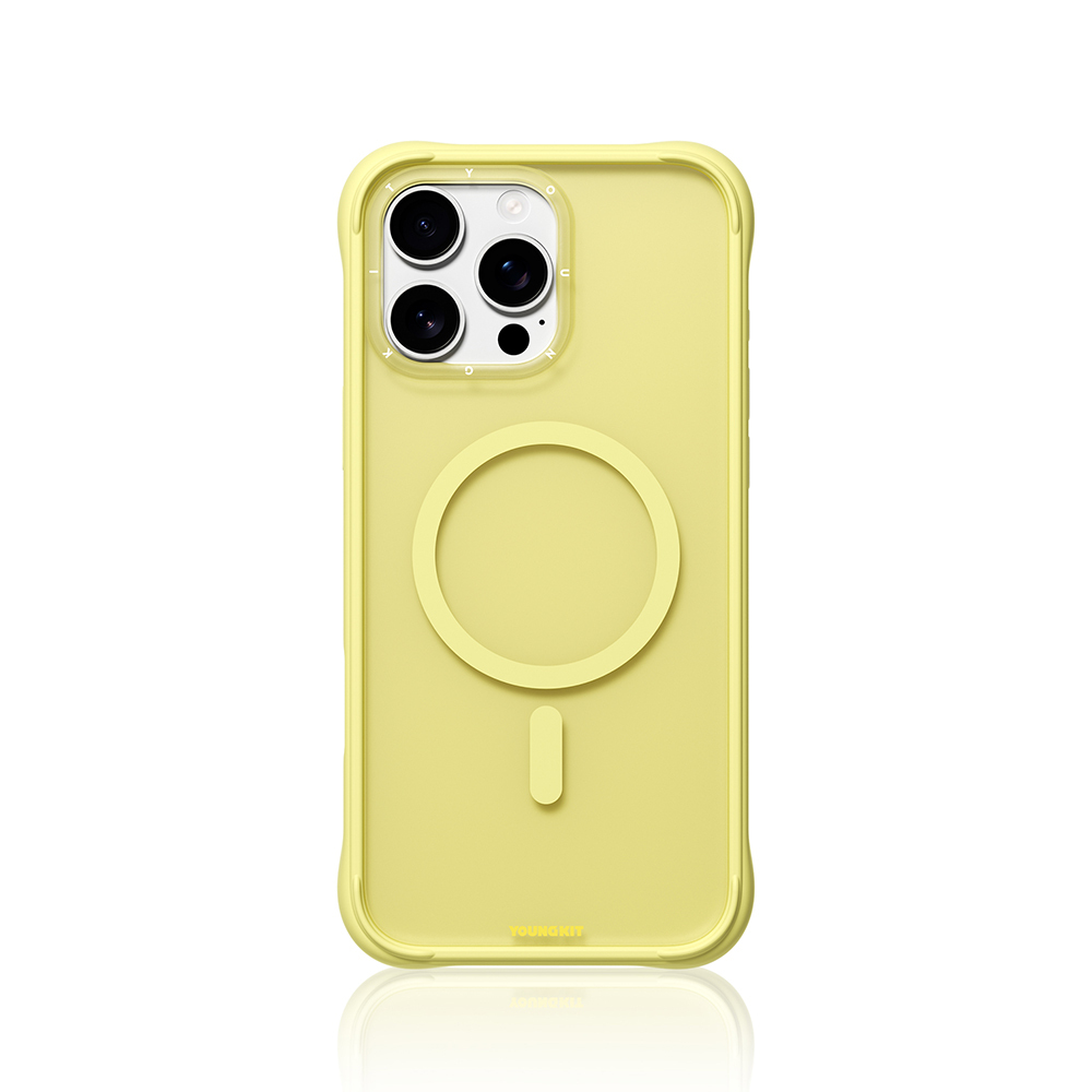 Apple iPhone 16 Pro Uyumlu Kılıf M-safe Şarj Özellikli Youngkit Macaroon Serisi Kapak
