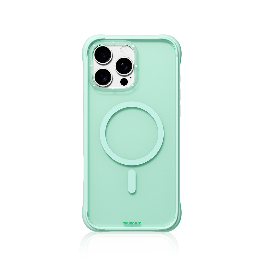 Apple iPhone 16 Pro Uyumlu Kılıf M-safe Şarj Özellikli Youngkit Macaroon Serisi Kapak