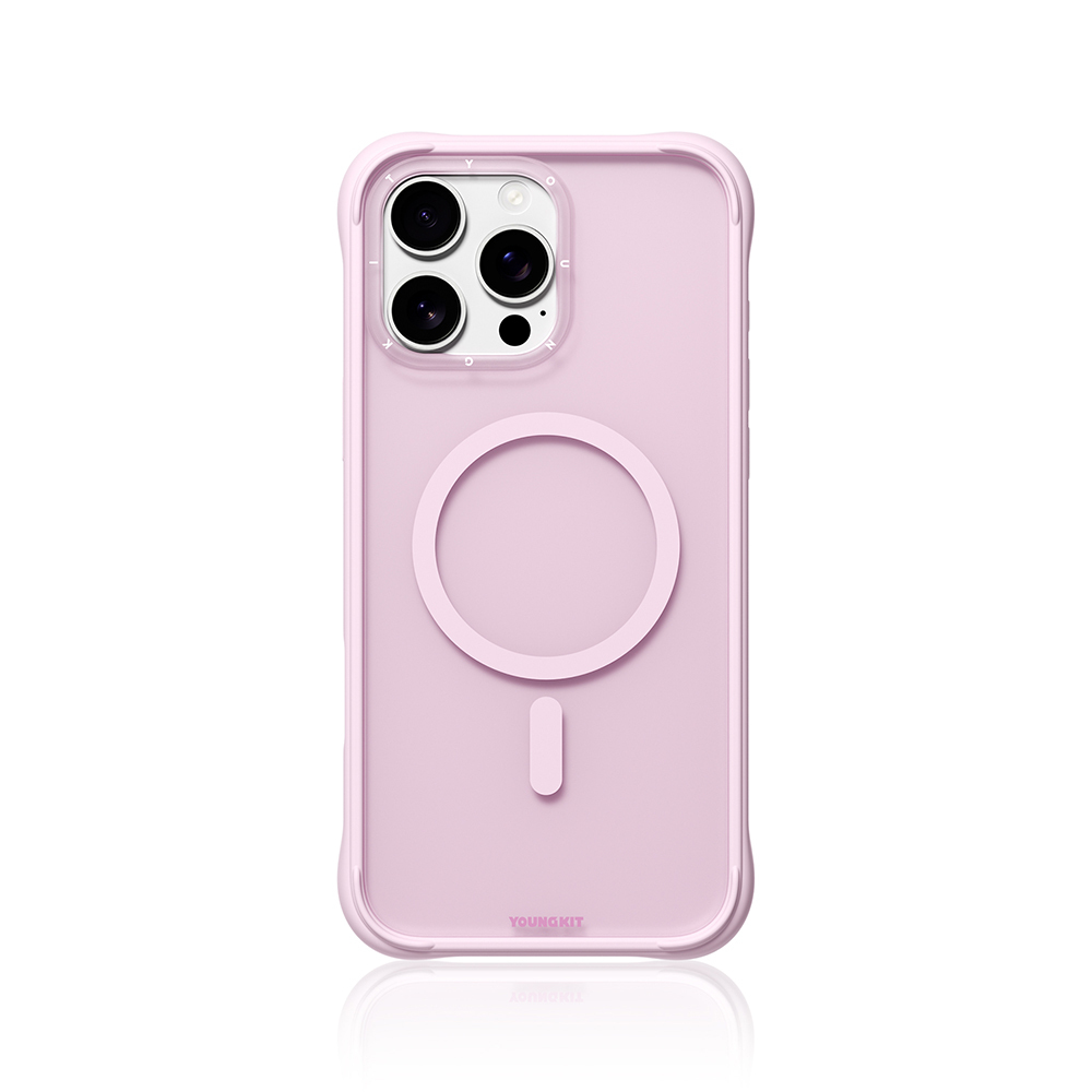 Apple iPhone 16 Pro Max Uyumlu Kılıf M-safe Şarj Özellikli Youngkit Macaroon Serisi Kapak