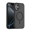 Apple iPhone 17 Uyumlu Kılıf Mat Arka Yüzey Wireless Şarj Özellikli Zore Flet M-safe Kapak