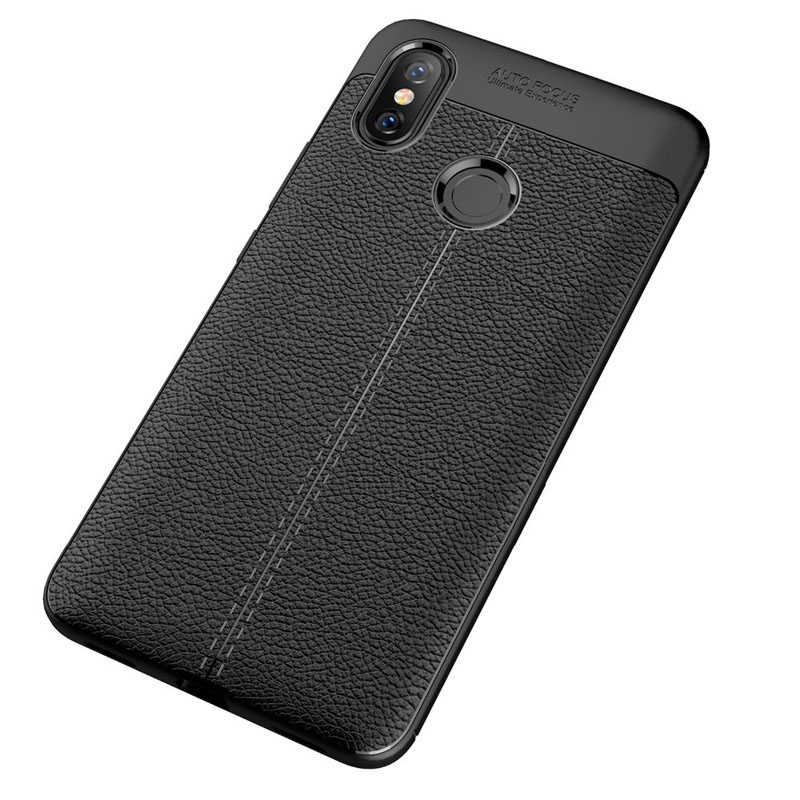 [RNZ-TA13880] Xiaomi Mi Max 3 Uyumlu Kılıf Zore Niss Silikon Kapak (Siyah)