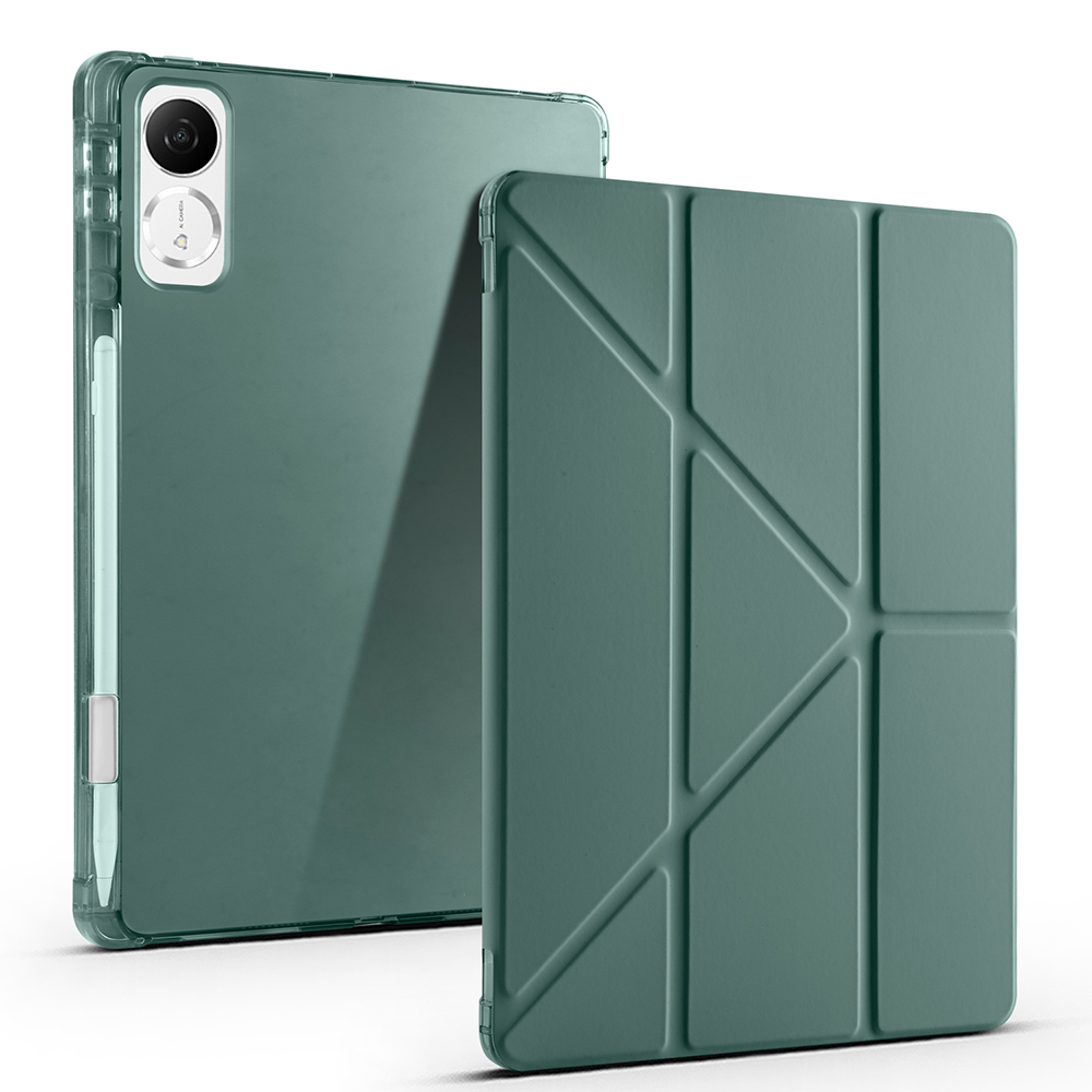 Honor Pad V9 Uyumlu Kılıf Zore Tri Folding Kalem Bölmeli Standlı Kılıf