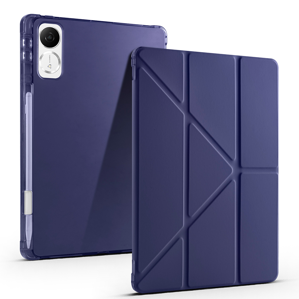 Honor Pad V9 Uyumlu Kılıf Zore Tri Folding Kalem Bölmeli Standlı Kılıf