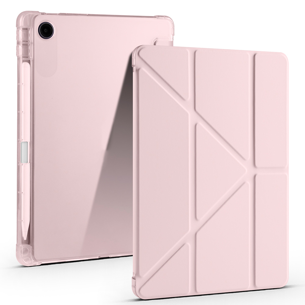 Lenovo Tab TB-311FU Uyumlu Kılıf Zore Tri Folding Kalem Bölmeli Standlı Kılıf