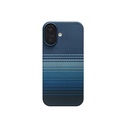 Apple iPhone 17 Uyumlu Kılıf M-safe Şarj Özellikli Aramid Fiber Pitaka Tactile Woven Sunset-Moonrise Serisi Kapak