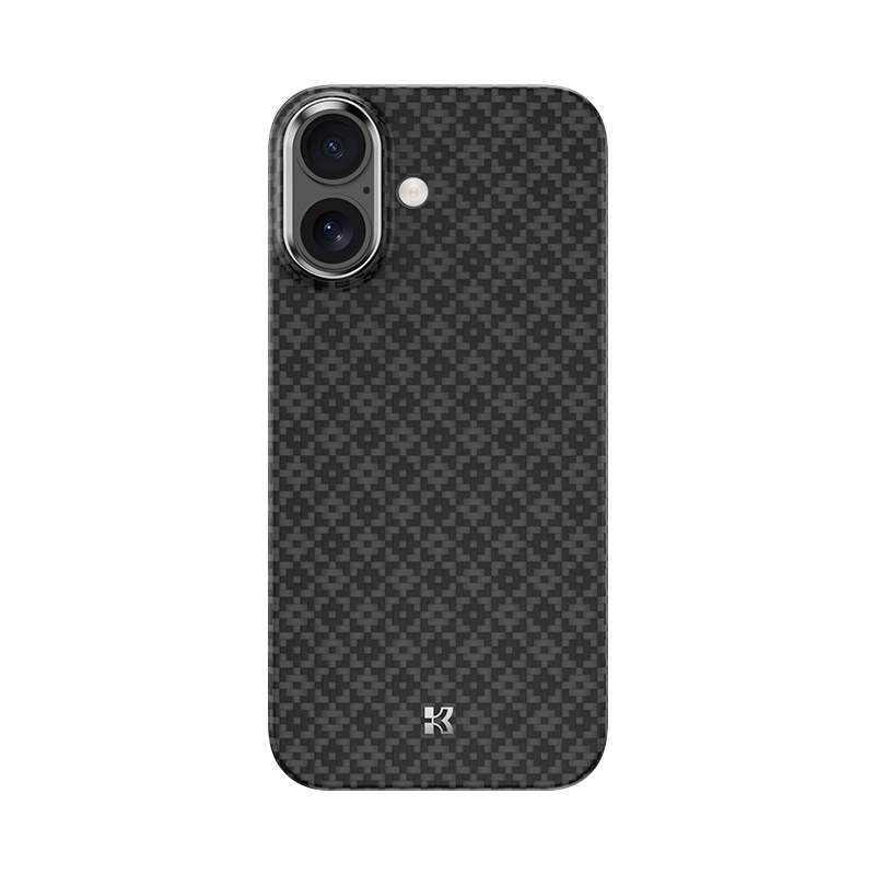 [RNZ-TA124515] Apple iPhone 17 Uyumlu Kılıf M-Safe Şarj Özellikli Benks ArmorAir ArmorGrid Serisi Kevlar Kapak (Siyah)