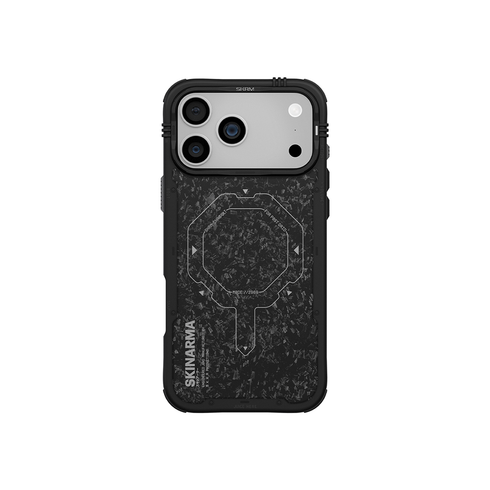 Apple iPhone 17 Pro Uyumlu Kılıf M-safe Şarj Özellikli Airbag Tasarımlı Skinarma Vektor Kapak
