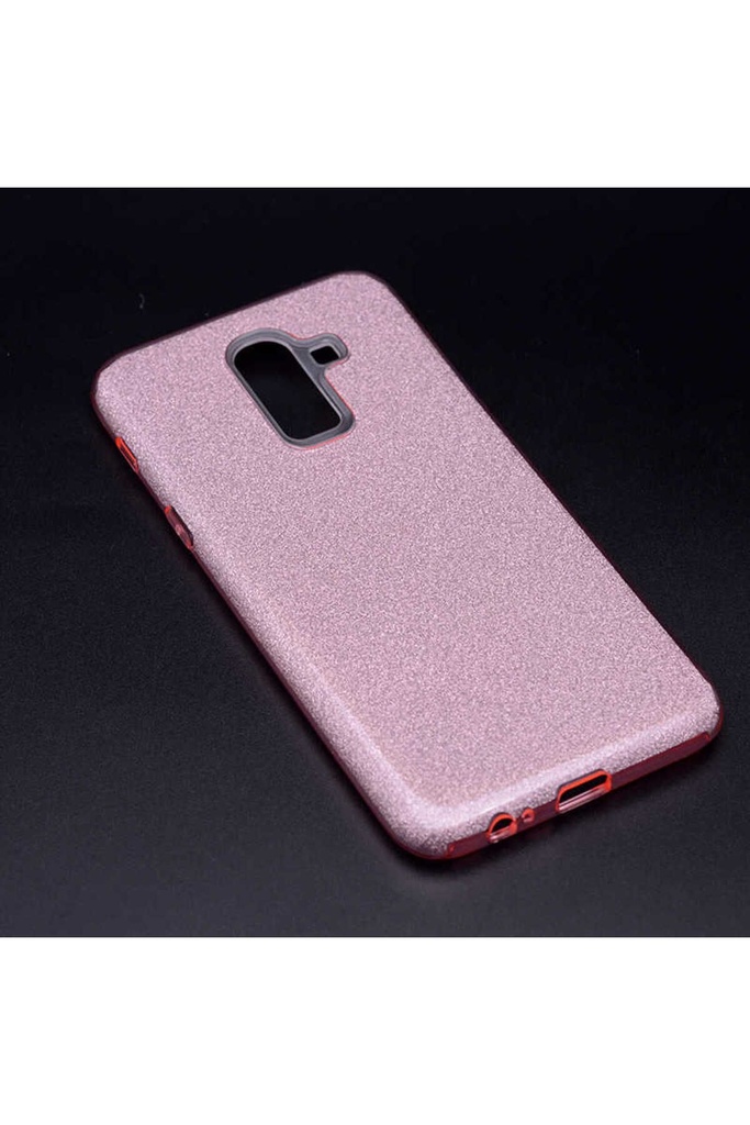 Samsung Galaxy J8 Uyumlu Kılıf Zore Shining Silikon