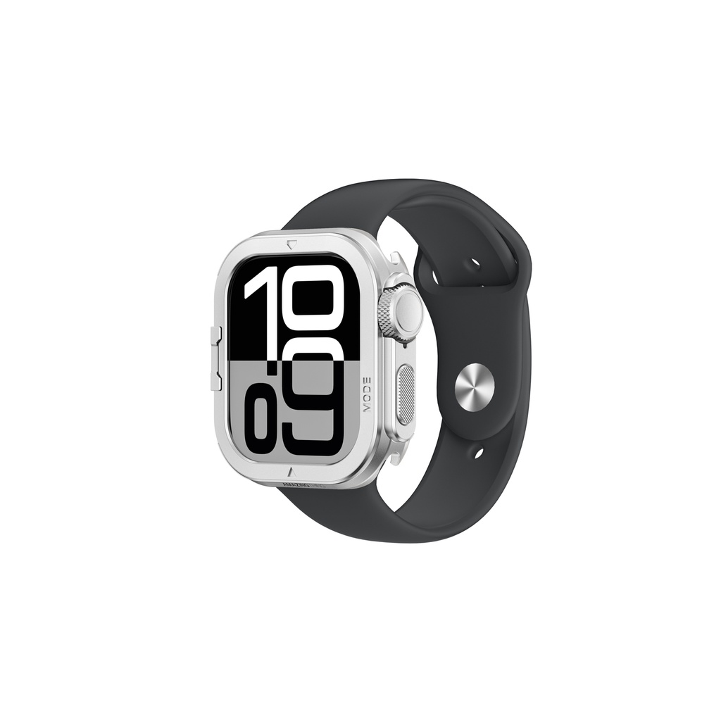 Apple Watch 10 46mm Uyumlu Amazingthing Premium Armor Fit FullGuard Metal Kasa ve Ekran Koruyucu