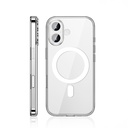 Apple iPhone 17 Uyumlu Kılıf M-safe Şarj Özellikli Transparan Sert PC Wlons Pita Kapak
