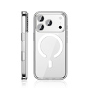 Apple iPhone 17 Pro Max Uyumlu Kılıf M-safe Şarj Özellikli Transparan Sert PC Wlons Pita Kapak