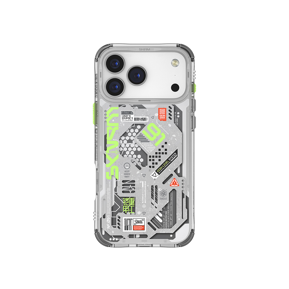 Apple iPhone 17 Pro Max Uyumlu Kılıf Desenli Airbag Tasarımlı Skinarma Spectra Kapak