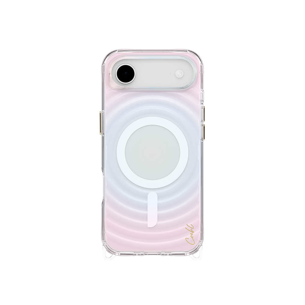 [RNZ-TA124922] Apple iPhone 17 Air Uyumlu Kılıf M-safe Şarj Özellikli Renk Geçişli Coehl Vela Kapak