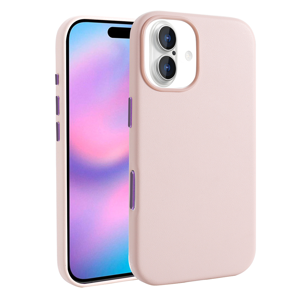 Apple iPhone 17 Uyumlu Kılıf M-safe Şarj Özellikli PU Deri Görünümlü Zore Kupra Kapak