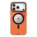 Apple iPhone 17 Pro Uyumlu Kılıf M-safe Şarj Özellikli Disk Desenli Youngkit Disc Battle Kapak