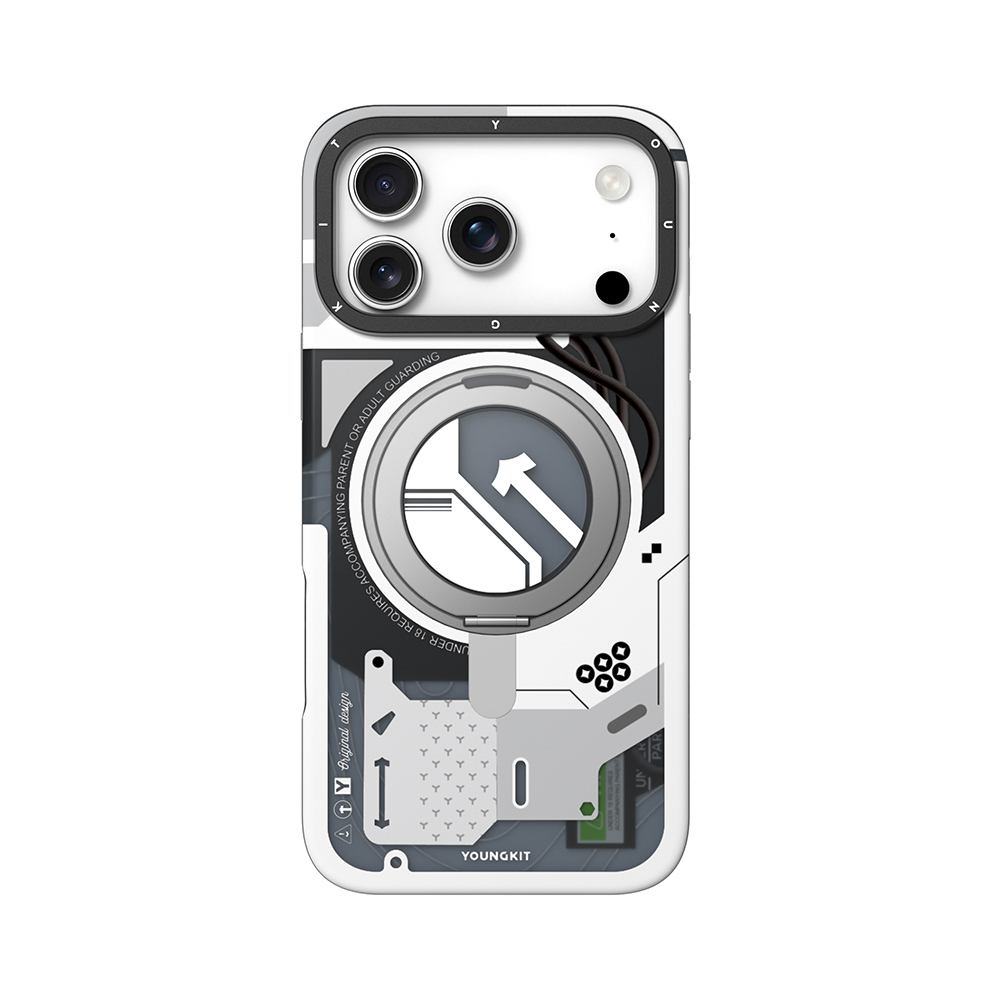Apple iPhone 17 Pro Max Uyumlu Kılıf M-safe Şarj Özellikli Youngkit Starship Serisi Kapak