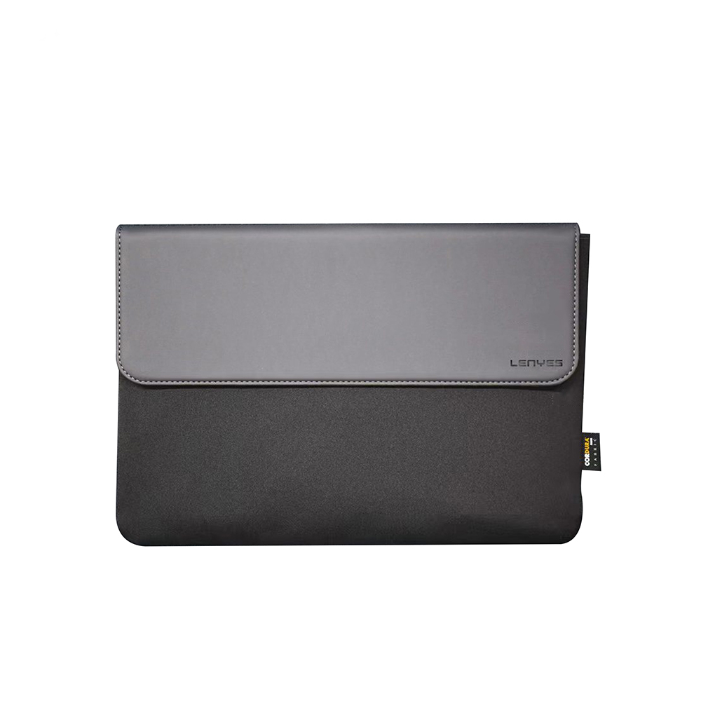 [RNZ-TA124199] Lenyes LB503 Darbe Emici Su Geçirmez PU Cordura Kumaş 13-14 inç Laptop Çantası