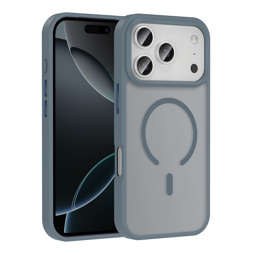 Apple iPhone 17 Pro Max Uyumlu Kılıf M-safe Şarj Özellikli Mat Arka Yüzey Zore Sio Kapak