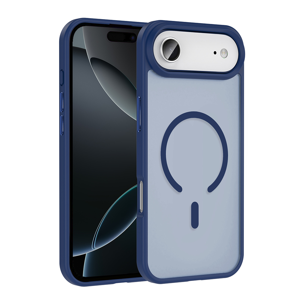 Apple iPhone 17 Air Uyumlu Kılıf M-safe Şarj Özellikli Mat Arka Yüzey Zore Sio Kapak