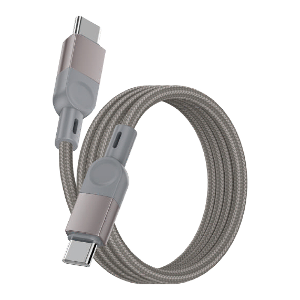 [RNZ-TA124065] Zore ZR-44 Type-C to Type-C PD 100W Örgü Tasarımlı Hızlı Şarj Özellikli Data ve Şarj Kablosu 1M
