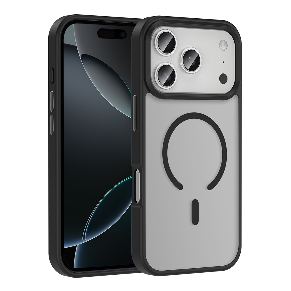 Apple iPhone 17 Pro Uyumlu Kılıf M-safe Şarj Özellikli Mat Arka Yüzey Zore Sio Kapak
