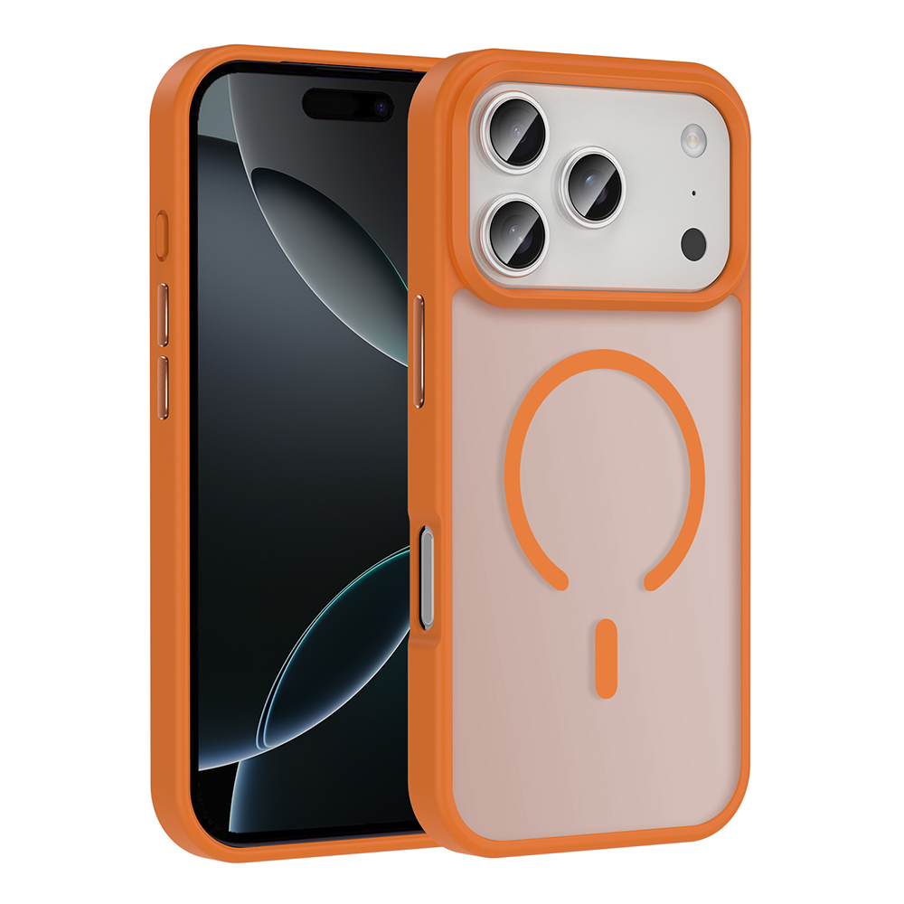 Apple iPhone 17 Pro Uyumlu Kılıf M-safe Şarj Özellikli Mat Arka Yüzey Zore Sio Kapak