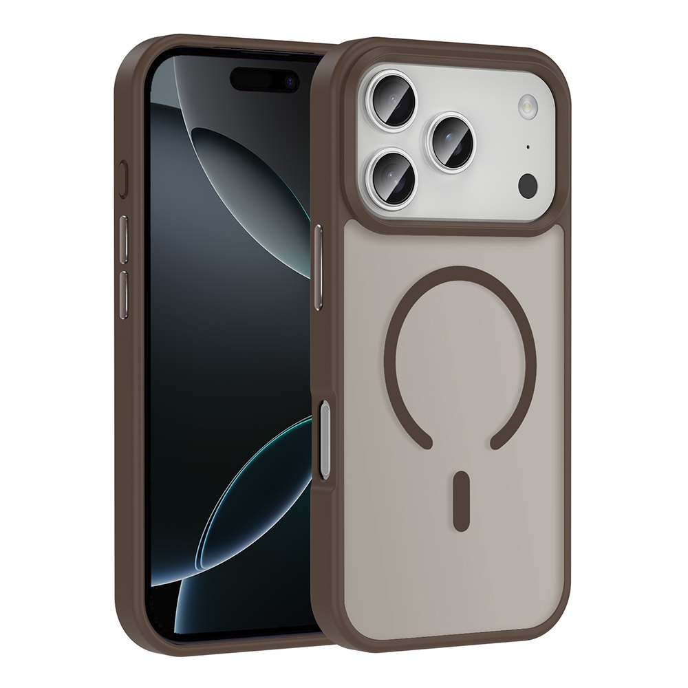 Apple iPhone 17 Pro Uyumlu Kılıf M-safe Şarj Özellikli Mat Arka Yüzey Zore Sio Kapak