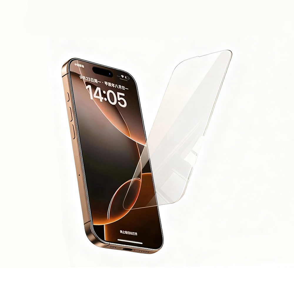 Apple iPhone 16 Pro Uyumlu Zore 3D Mobi HD Temperli Cam Ekran Koruyucu
