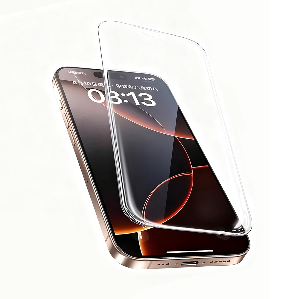 [RNZ-TA124040] Apple iPhone 16 Pro Max Uyumlu Zore 3D Mobi HD Temperli Cam Ekran Koruyucu