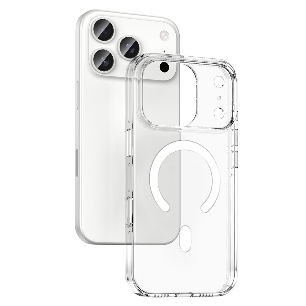 [RNZ-TA124060] Apple iPhone 17 Pro Uyumlu Kılıf M-safe Şarj Özellikli Kamera Korumalı Zore Kripto Kapak