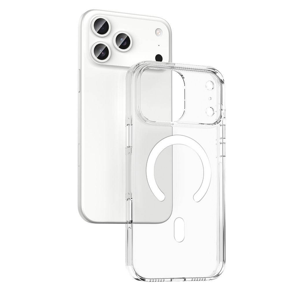 [RNZ-TA124061] Apple iPhone 17 Pro Max Uyumlu Kılıf M-safe Şarj Özellikli Kamera Korumalı Zore Kripto Kapak